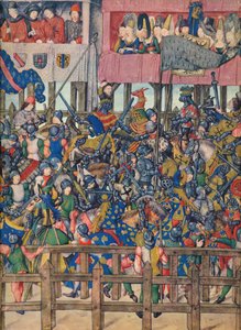 Einde van het Toernooi in Brugge, 11 maart 1392, ca. 15e eeuw, 1937
