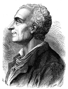 Portret van Montesquieu
