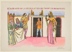 Herodias of de onthoofding van Johannes de Doper door Emile Bernard