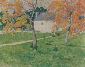 Huis tussen bomen. Pont-Aven, 1888