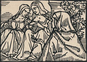 Illustratie voor Villons Ballade Des Femmes De Paris, 1919 door Emile Bernard