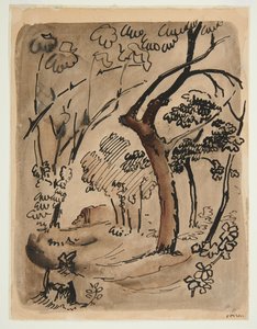 Landschap met bomen