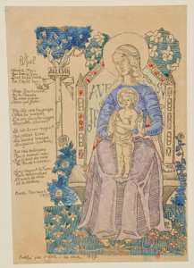Weihnachten door Emile Bernard
