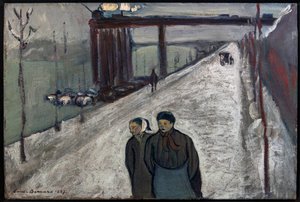 Quai de Clichy door Emile Bernard