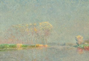 Mist op de Lys door Emile Claus
