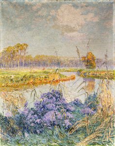 De Leie, ca. 1902 door Emile Claus