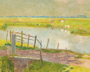 Het Hek door Emile Claus
