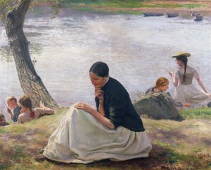 Souvenir, 1891 door Emile Friant
