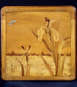 Art Nouveau stijl tafel, detail, Frankrijk, 20e eeuw