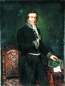 Pierre Calemard de La Fayette (1783-1873) 1848 door Emile Giraud