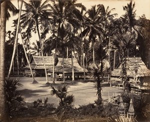 Bonzerie van de Grote Pagode, 1866 door Emile Gsell