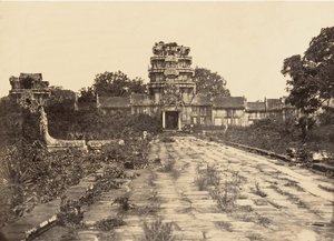 Grande Pagode Porte Ouest de la 1ère enceinte, 1866