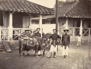 Rijke Annamiet te paard, Cochinchina, 1866