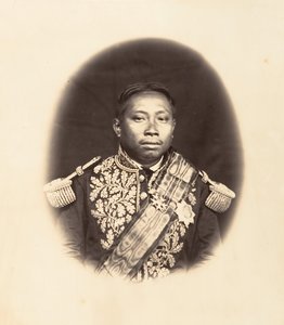 S. M. Norodon, koning van Cambodja, 1866