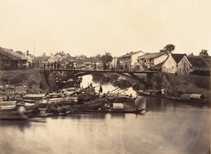 Vue de la Ville Chinoise Cholen Feuille No. 2, Saigon, Cochinchine door Emile Gsell