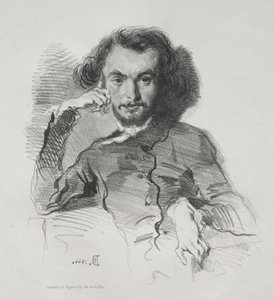 Charles Pierre Baudelaire door Emile Isidore Deroy