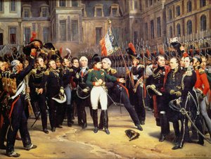 Les Adieux de Fontainebleau, 20 april 1814