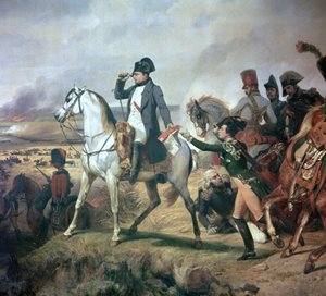 Napoleon bij de Slag van Wagram, 19e eeuw door Emile Jean Horace Vernet