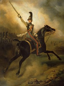 Portret van Friedrich Heinrich, 1830 door Emile Jean Horace Vernet