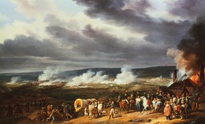 De Slag bij Jemappes, 1792 door Emile Jean Horace Vernet
