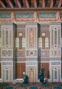 Hoofdzaal, moskee van Ahmed el-Bordeyny, 19e eeuw