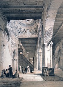 Moskee van Ahmed Ibn Touloun, 19e eeuw door Emile Prisse d