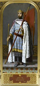 Koning Lodewijk VII van Frankrijk 1120-1180, 1842