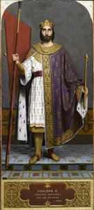 Koning Filips II van Frankrijk 1165-1223, 1840s