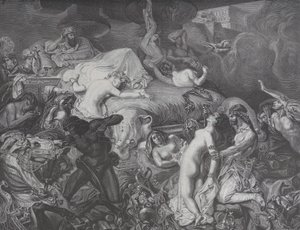 Sardanapale, uit Le Monde Illustré door Emile Thomas