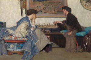 Het schaakspel door Emile Vloors