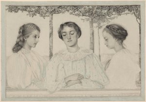 Een drievoudig portret van Hermine, Emilia en Helena