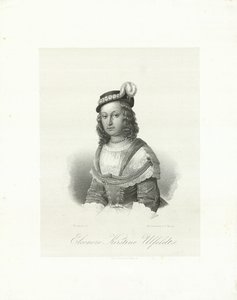 Leonora Christina, gravin Ulfeldt 1621-1698, 1847 door Emilius Ditlev Baerentzen