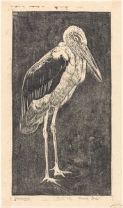 Maraboe door Emilius Wilhelmus Dehé (signed by artist)