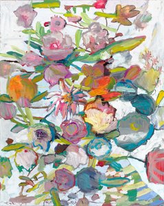 Stay Close, 2021 (olieverf op doek) door Emily Fox King