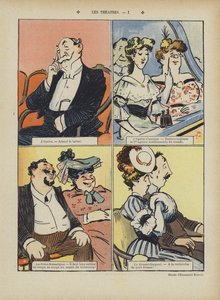 Theaters. Illustratie voor Le Rire