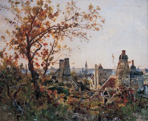 Beaulieu-lès-Loches, oktober 1886 door Emmanuel Lansyer