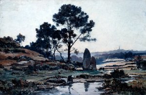 Douarnenez, 1885 door Emmanuel Lansyer
