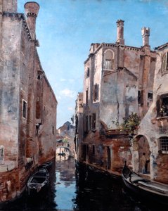 Omgeving van de Kerk San Sebastian, Venetië, 1892