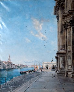Uitzicht vanaf de kerk van Madonna della Salute, 1892 door Emmanuel Lansyer