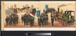 Optocht te Haarlem, 1872 (plaat 11)