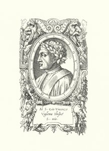 Giovanni Boccaccio, Italiaanse dichter, romanschrijver en humanist door Enea Vico