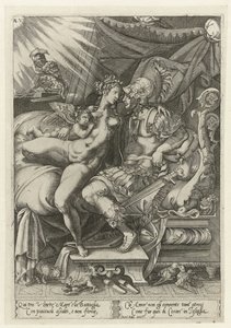 Mars en Venus als geliefden
