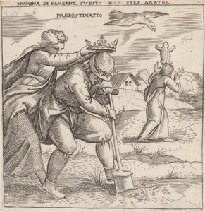 Predestinatie, ca. 1545-50 door Enea Vico