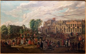 Uitzicht op de stad Gent (De Kouter)