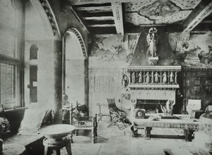 9 Melbury Road: salon, 1890
