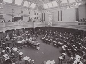 Een Vergadering van de London County Council