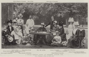 Een koninklijk familiefeest op Osborne, augustus 1898 door English Photographer