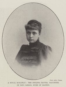 Een Koninklijke Ontsnapping, de Infanta Elvira, Dochter van Don Carlos, Hertog van Madrid door English Photographer