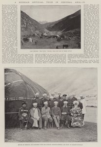 Een Russische officiële tour in Centraal-Azië