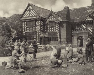 Een Schetsklas bij Speke Hall